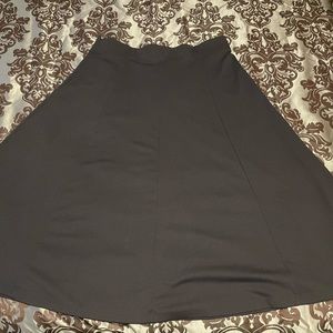Lands End 18W black maxi skirt